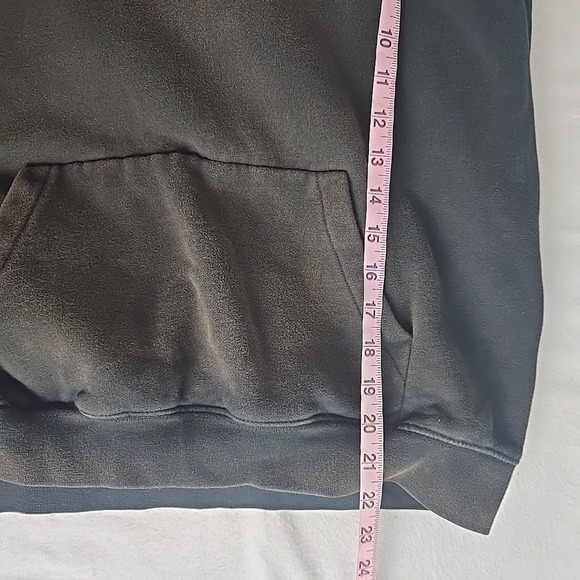 Fear of God Essentials Mens Pullover Hoodie Faded Small Black Sweatshirt - Picture 4 of 10